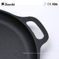 Pre-seasoned Best Quality Camping Kitchen Cookware Sets Cake Baking Grill Cast iron pizza pan